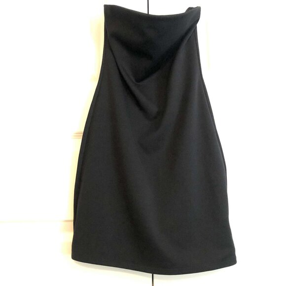 New SILENCE + NOISE Bandeau Bodycon Mini Dress Black XS - Picture 3 of 5